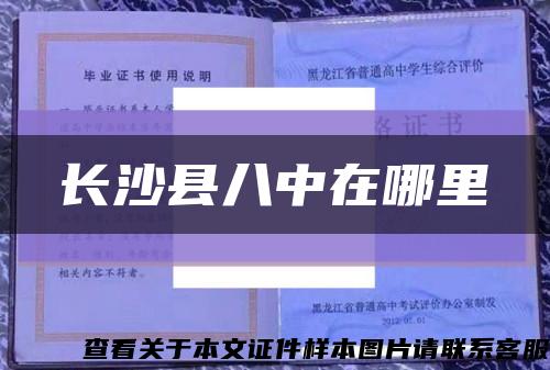 长沙县八中在哪里缩略图