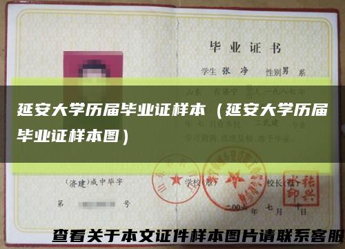 延安大学历届毕业证样本（延安大学历届毕业证样本图）缩略图