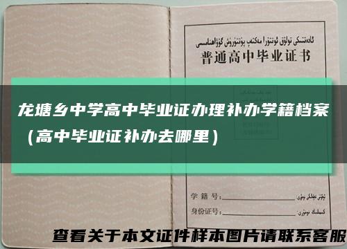 龙塘乡中学高中毕业证办理补办学籍档案（高中毕业证补办去哪里）缩略图