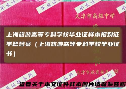 上海旅游高等专科学校毕业证样本报到证学籍档案（上海旅游高等专科学校毕业证书）缩略图