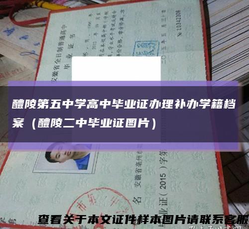 醴陵第五中学高中毕业证办理补办学籍档案（醴陵二中毕业证图片）缩略图