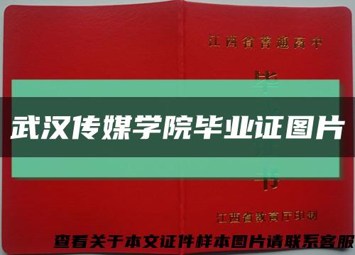 武汉传媒学院毕业证图片缩略图