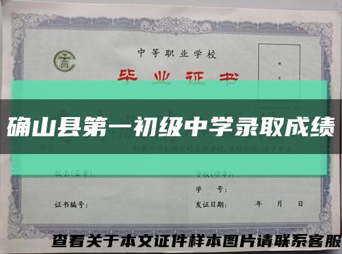 确山县第一初级中学录取成绩缩略图