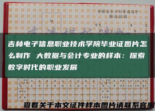 吉林电子信息职业技术学院毕业证图片怎么制作 大数据与会计专业的样本：探索数字时代的职业发展缩略图