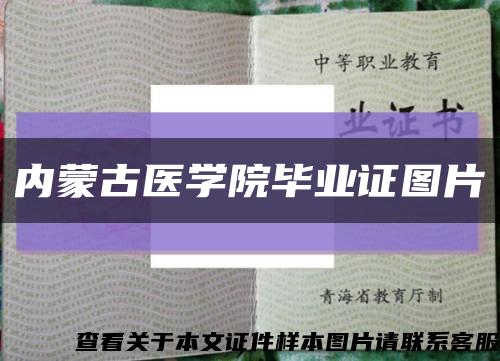 内蒙古医学院毕业证图片缩略图