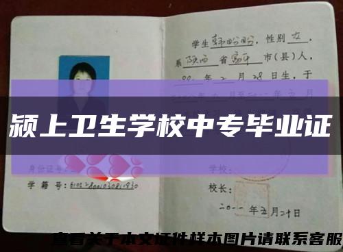 颍上卫生学校中专毕业证缩略图