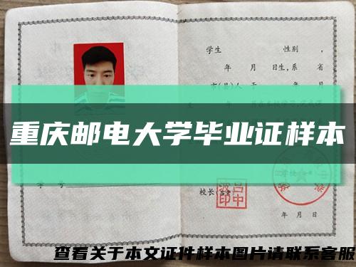 重庆邮电大学毕业证样本缩略图