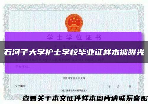 石河子大学护士学校毕业证样本被曝光缩略图