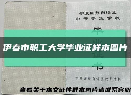 伊春市职工大学毕业证样本图片缩略图