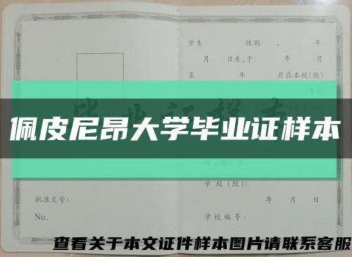 佩皮尼昂大学毕业证样本缩略图