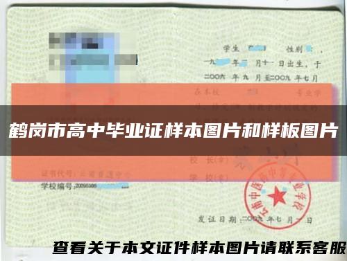 鹤岗市高中毕业证样本图片和样板图片缩略图
