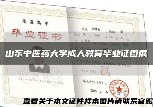 山东中医药大学成人教育毕业证图展缩略图
