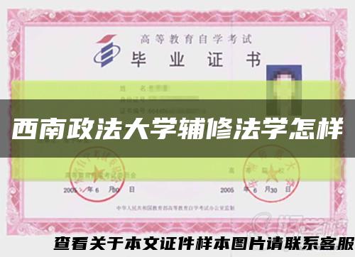 西南政法大学辅修法学怎样缩略图