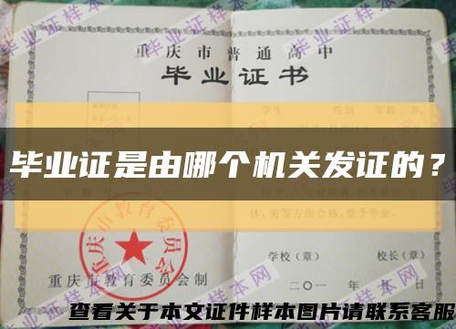 毕业证是由哪个机关发证的？缩略图