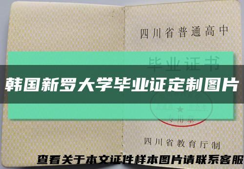 韩国新罗大学毕业证定制图片缩略图