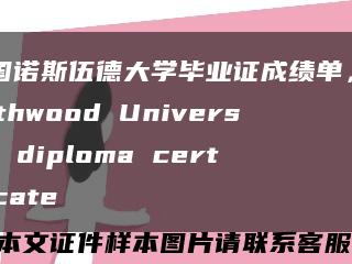 美国诺斯伍德大学毕业证成绩单，Northwood University diploma certificate缩略图
