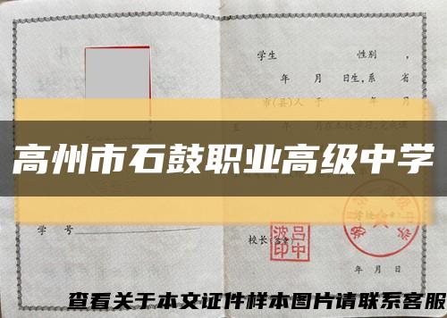高州市石鼓职业高级中学缩略图
