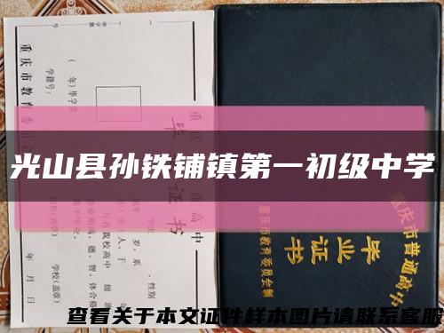 光山县孙铁铺镇第一初级中学缩略图