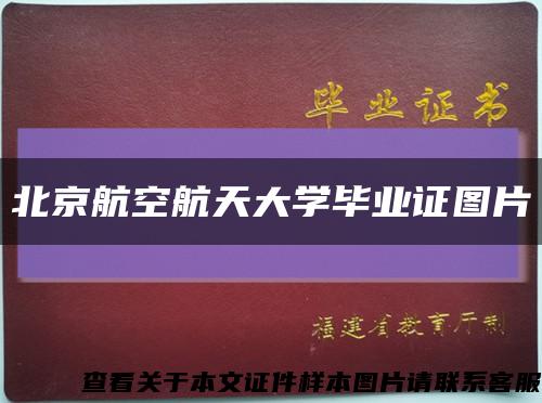 北京航空航天大学毕业证图片缩略图