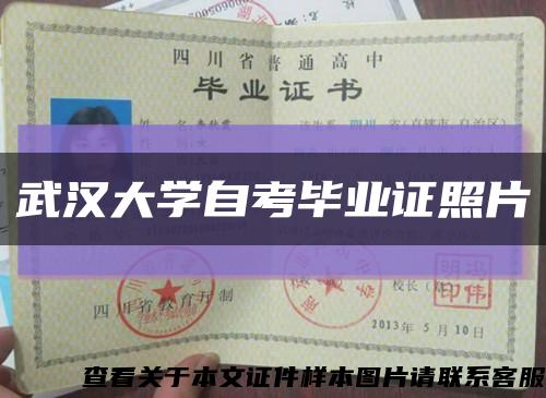 武汉大学自考毕业证照片缩略图